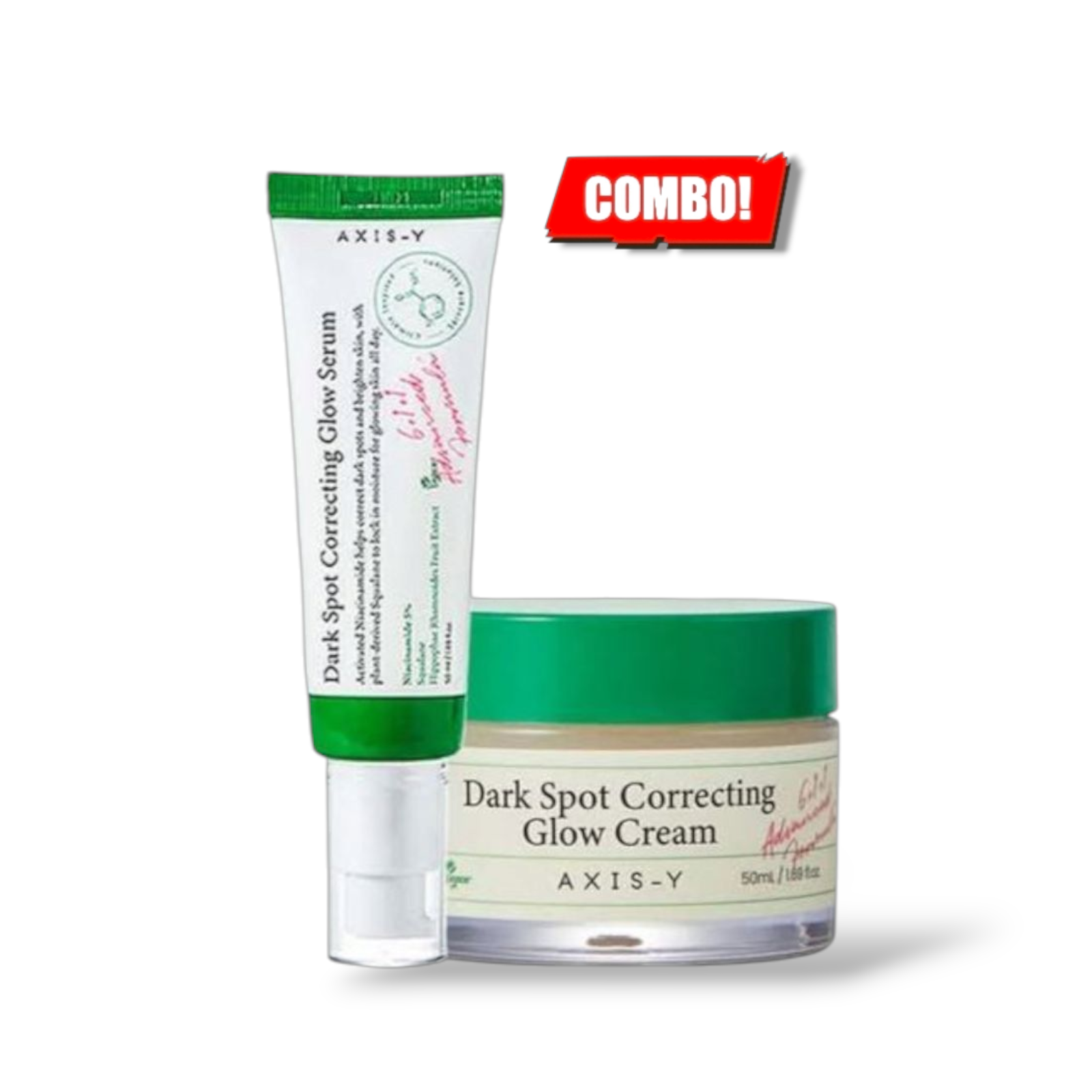Axis-Y Dark Spot Correcting Glow Serum & Cream COMBO 50ml Each