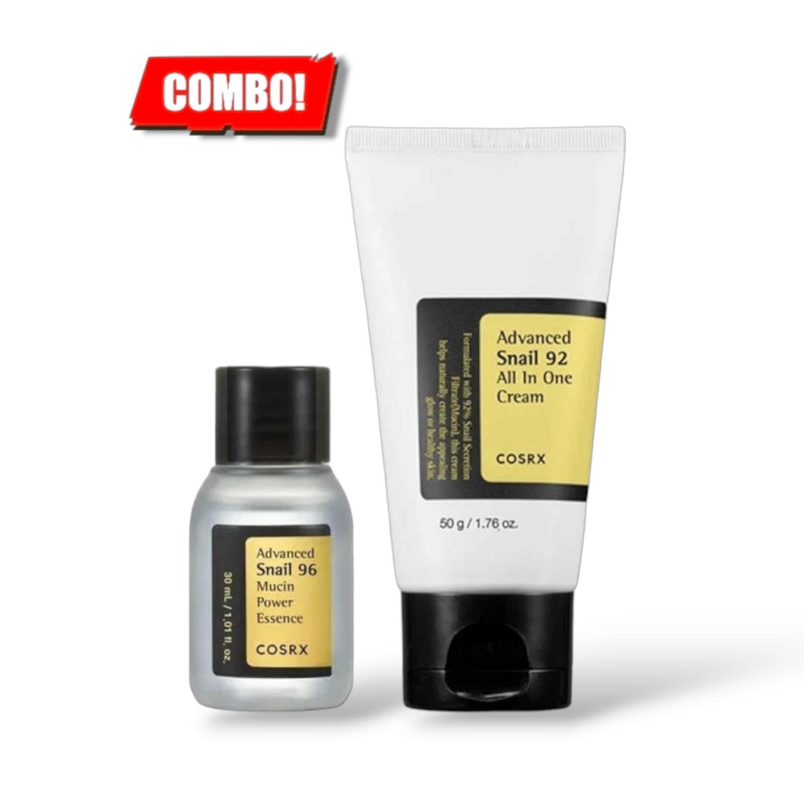 COSRX Advanced Snail 96 Mucin Power Essence 30mL & Advanced Snail 92 All In One Cream 50g COMBO Mini