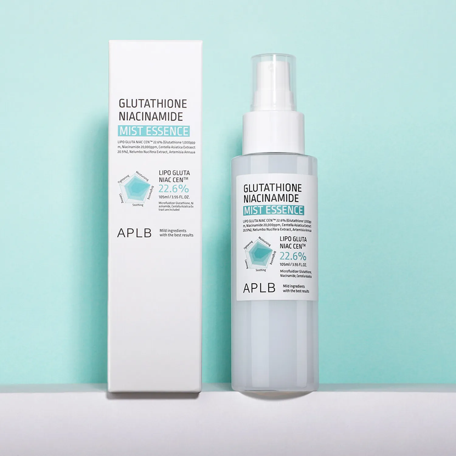 APLB Glutathione Niacinamide Mist Essence 105ml 2