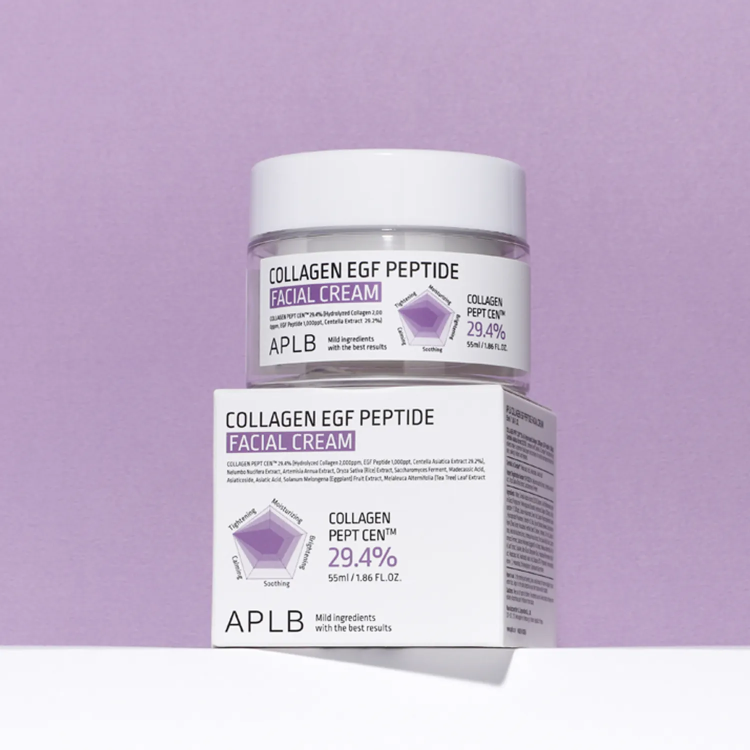 APLB Collagen EGF Peptide Facial Cream 55ml 2