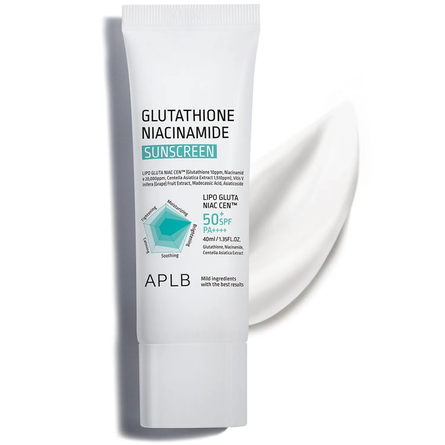 APLB Glutathione Niacinamide Sunscreen 40mL