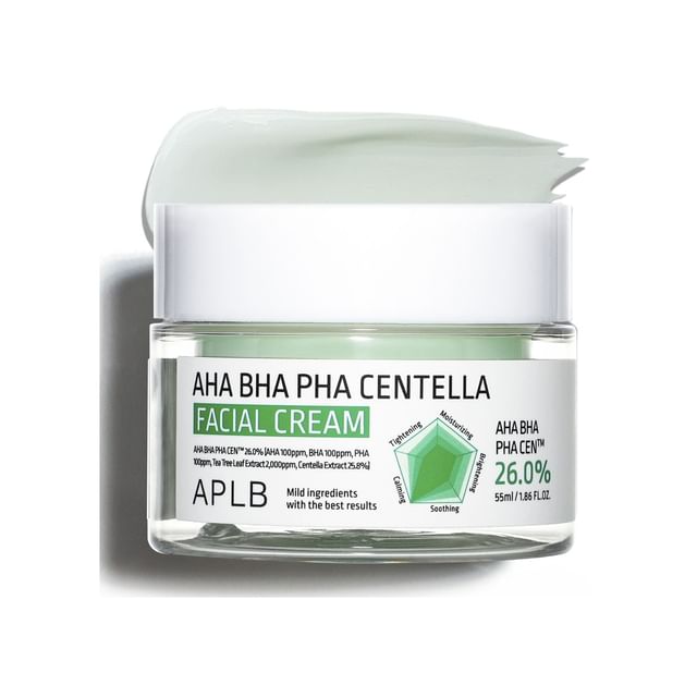 APLB AHA BHA PHA Centella Facial Cream 55ml
