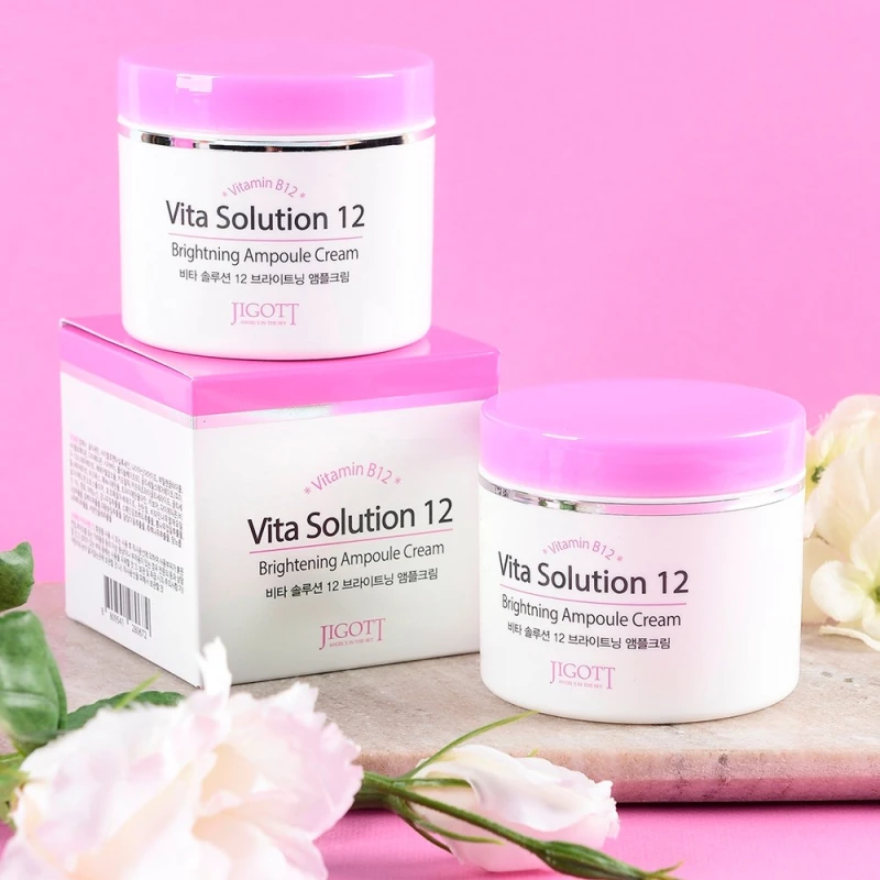 JIGOTT Vita Solution 12 Brightening Ampoule Cream 100ml 2