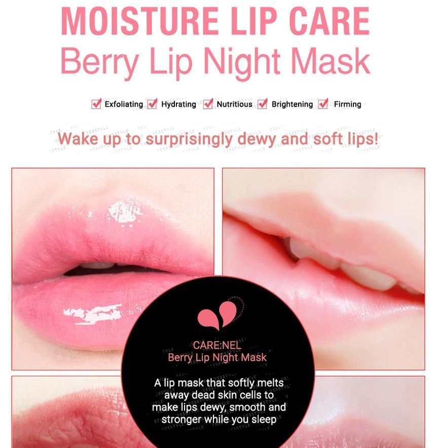 CARE:NEL - Berry Lip Night Mask 5g 4