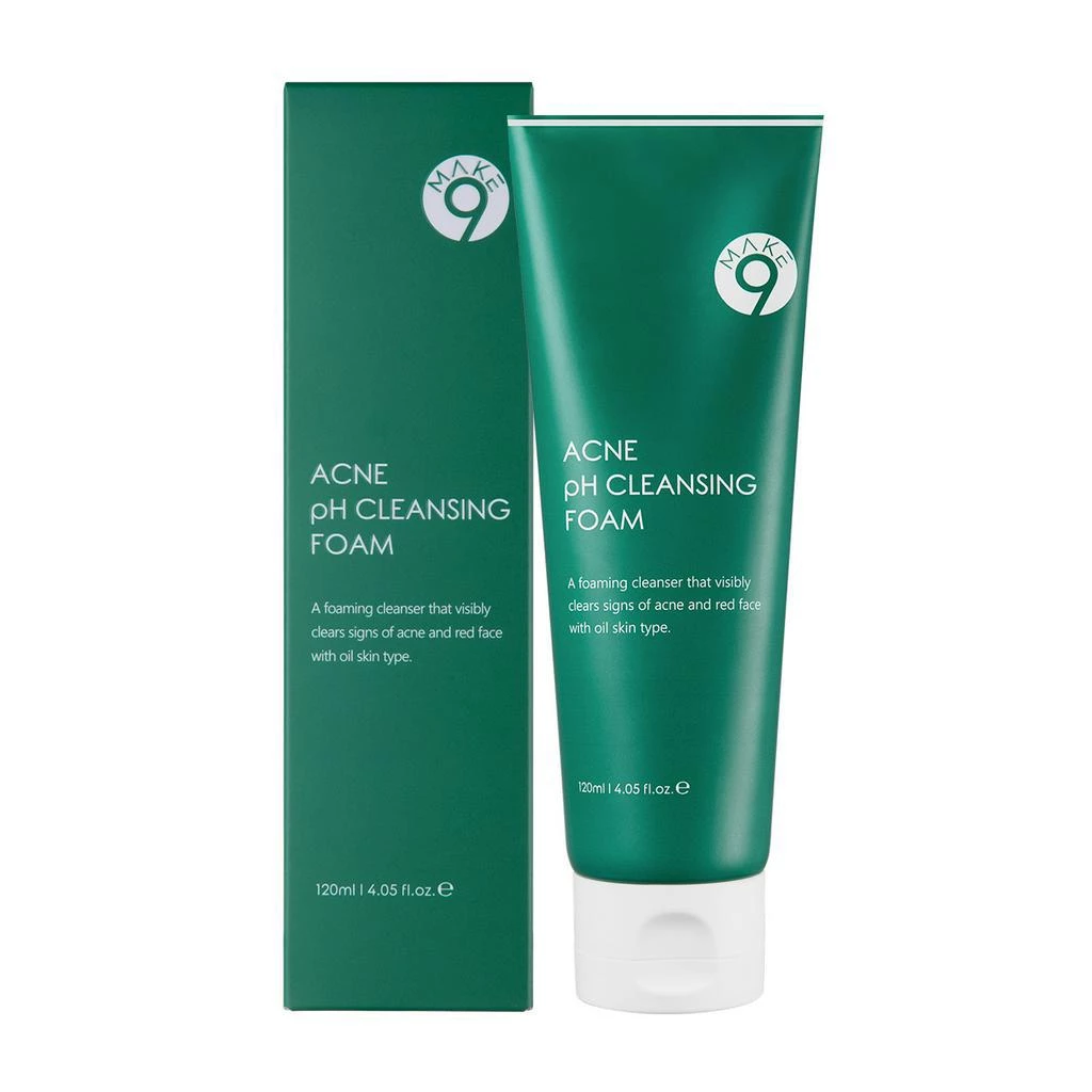 MAKE9 Acne pH Cleansing Foam Cleanser 120ml