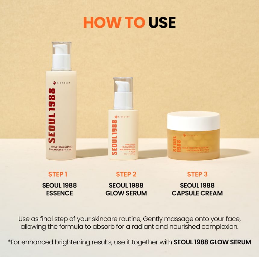 KSECRET - SEOUL 1988 Capsule Cream : Niacinamide 5% + Yuja 50ml 8