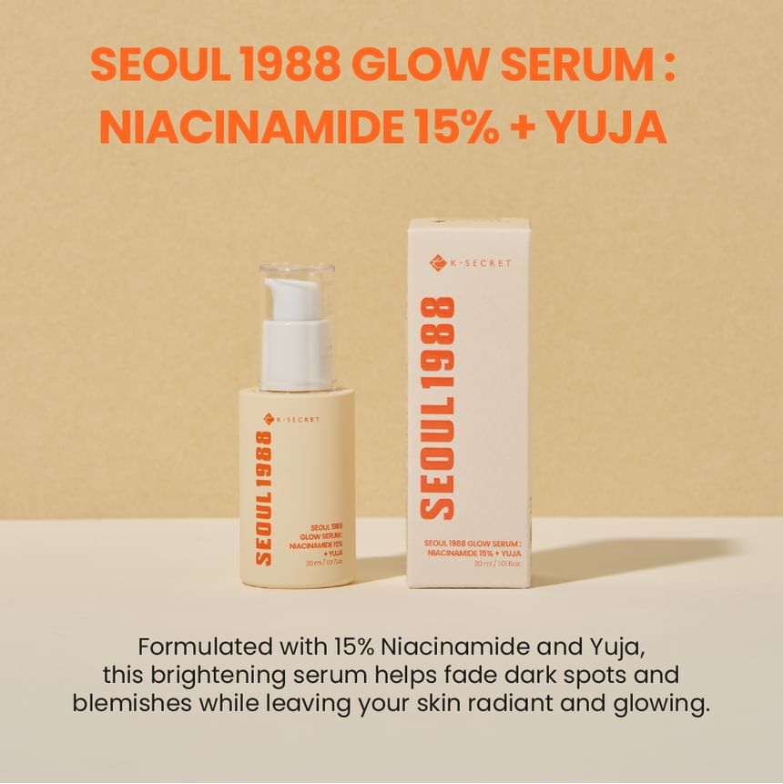 KSECRET - SEOUL 1988 Glow Serum : Niacinamide 15% + Yuja 30ml 2
