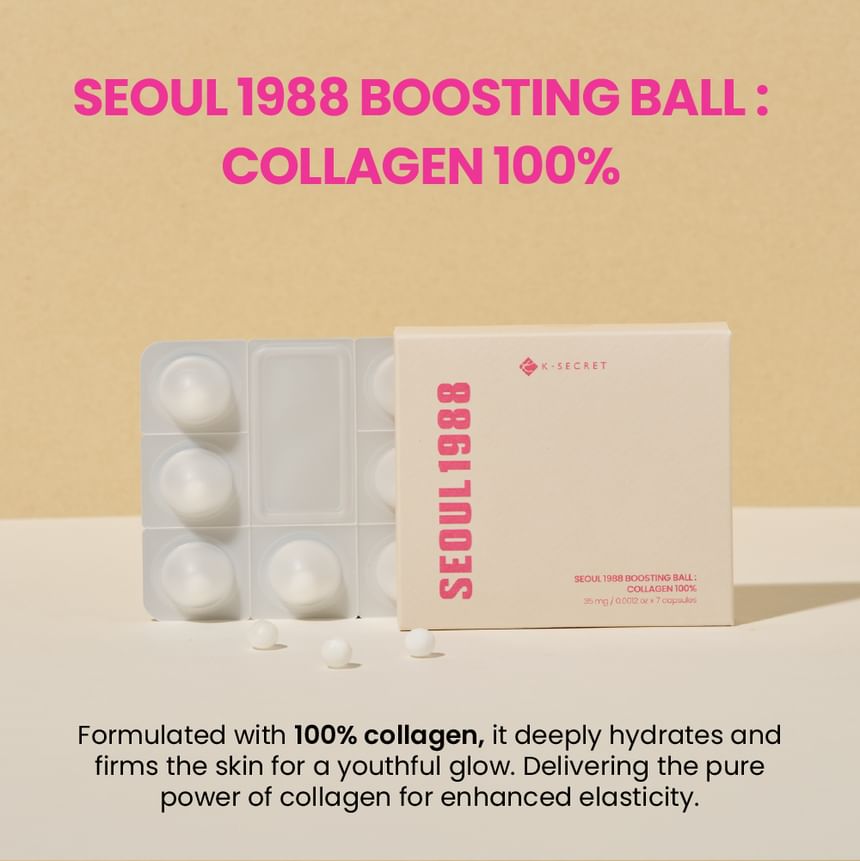 KSECRET - SEOUL 1988 Boosting Ball : Collagen 100% (35mg * 7) 2