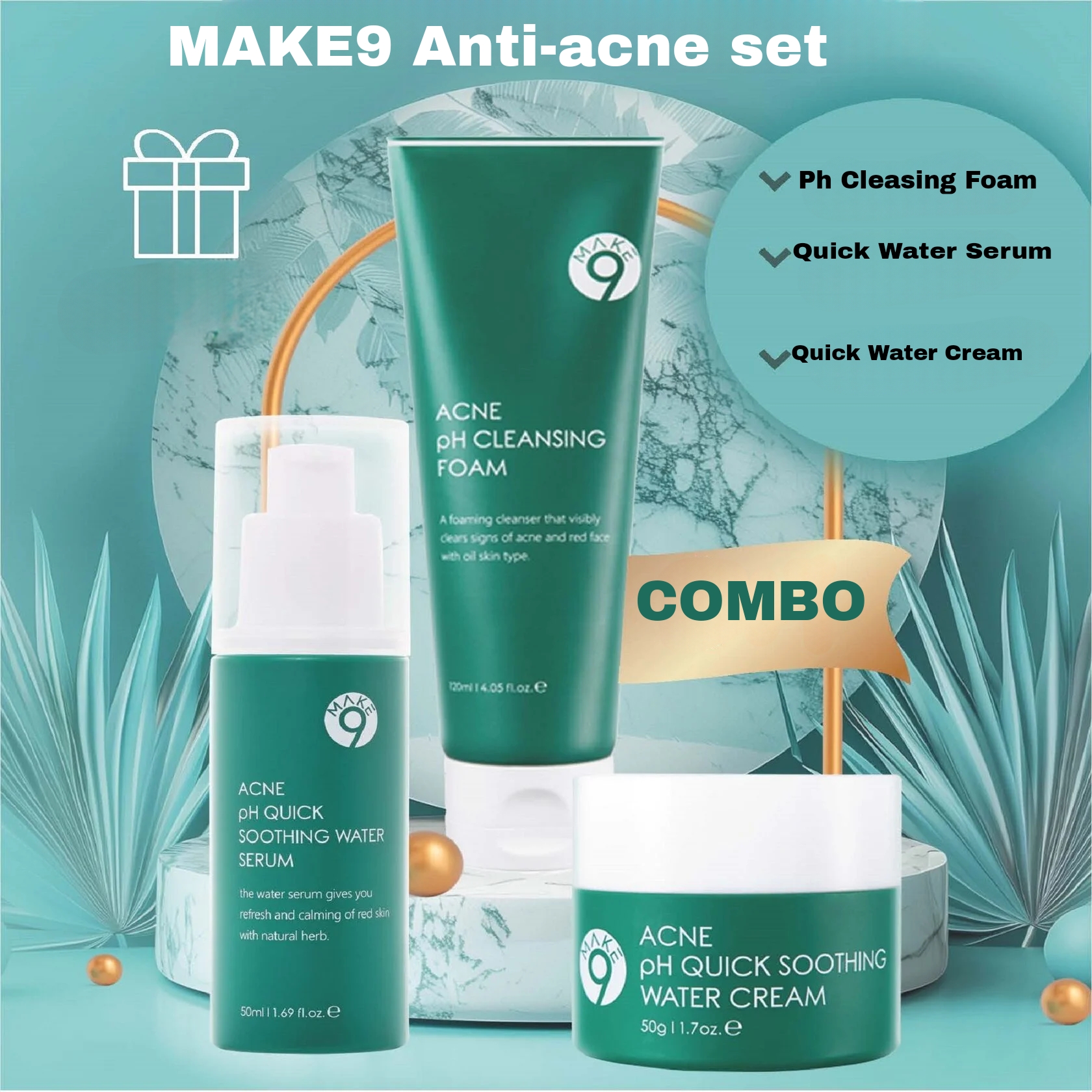 MAKE9 Anti-acne set