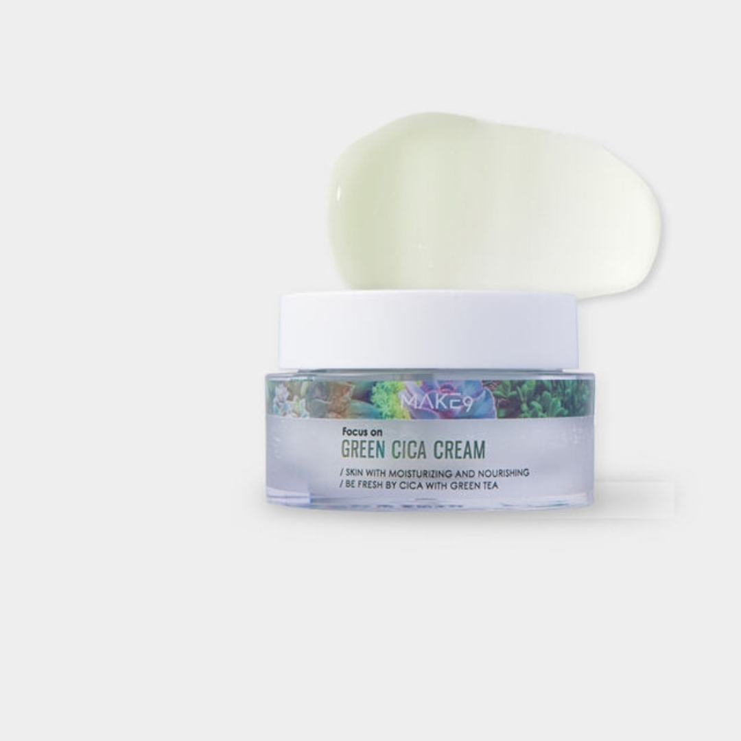 MAKE9 Green Cica Cream 50g 6