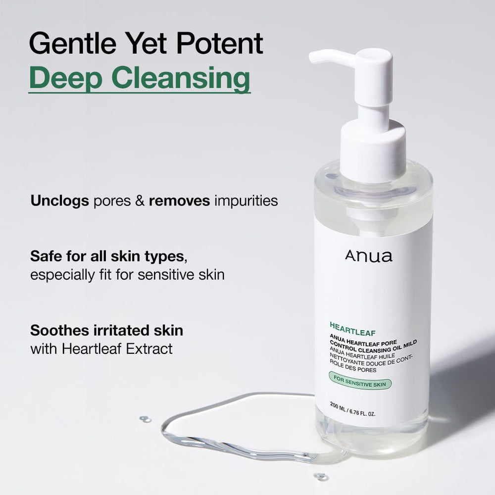 Anua - Heartleaf Pore Control Cleansing Oil Mild 200ml 4
