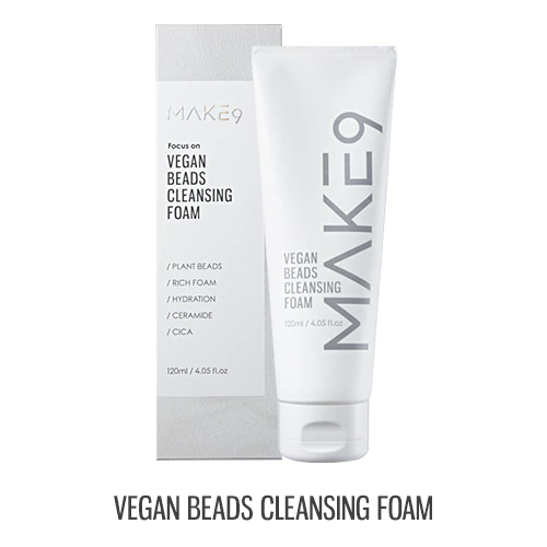 MAKE9 Vegan Beads Cleansing Foam 120ml