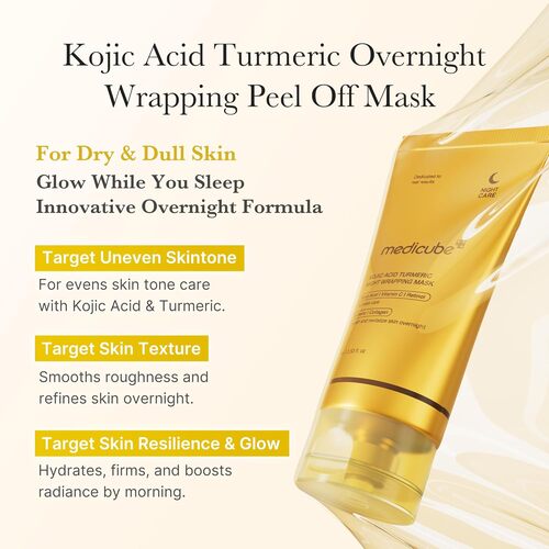 medicube - Kojic Acid Turmeric Night Wrapping Mask 75ml 3