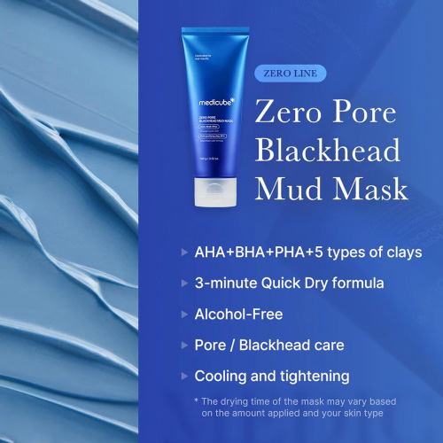 medicube - Zero Pore Blackhead Mud Mask 100g 2
