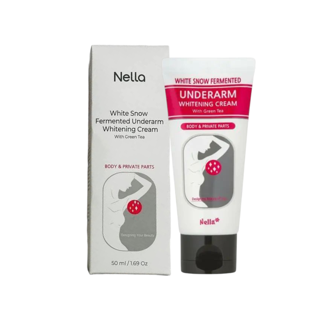 Nella - White Snow Fermented Underarm Whitening Cream With Green Tea 50ml 4