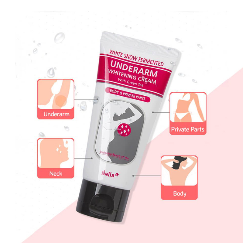 Nella - White Snow Fermented Underarm Whitening Cream With Green Tea 50ml