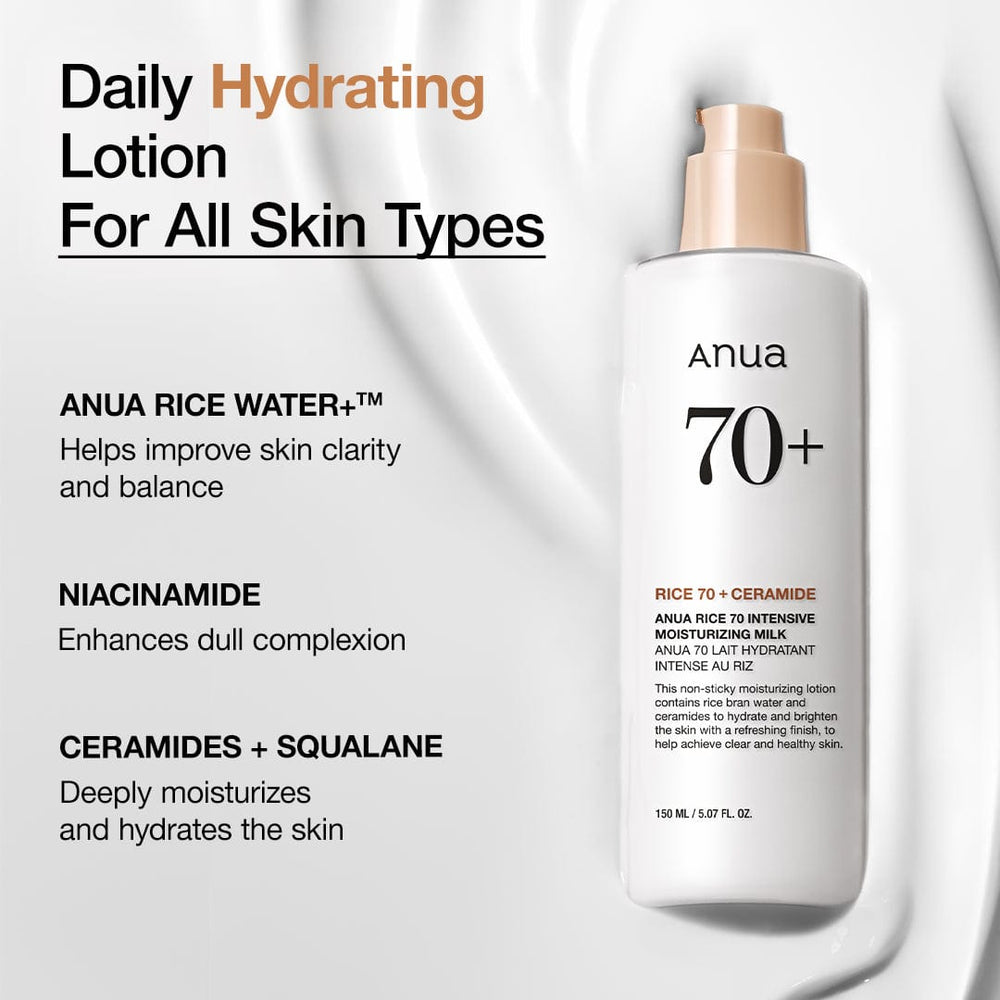 Anua - Rice 70 Intensive Moisturizing Milk 150ml 2