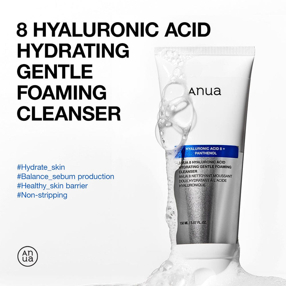 Anua - 8 Hyaluronic Acid Hydrating Gentle Foaming Cleanser 150ml 2