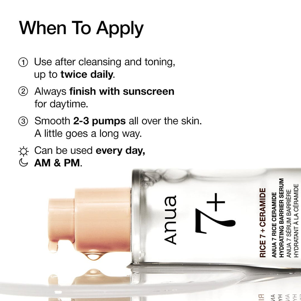 Anua - 7 Rice Ceramide Hydrating Barrier Serum 50ml 4
