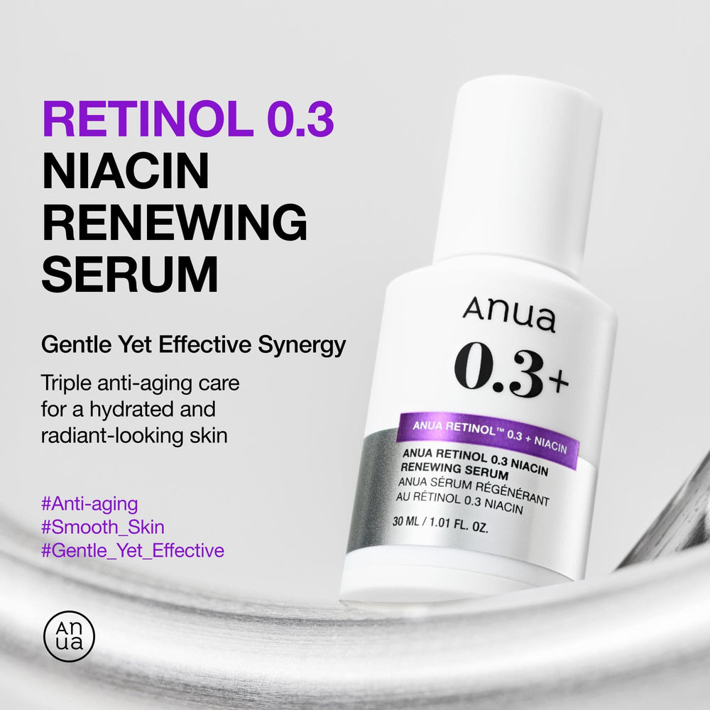 Anua - Retinol 0.3% + Niacin Renewing Serum 30ml 2