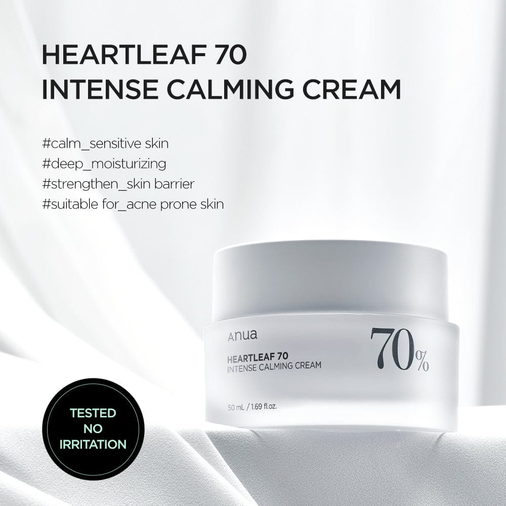 Anua - Heartleaf 70 Intense Calming Cream 50ml  2