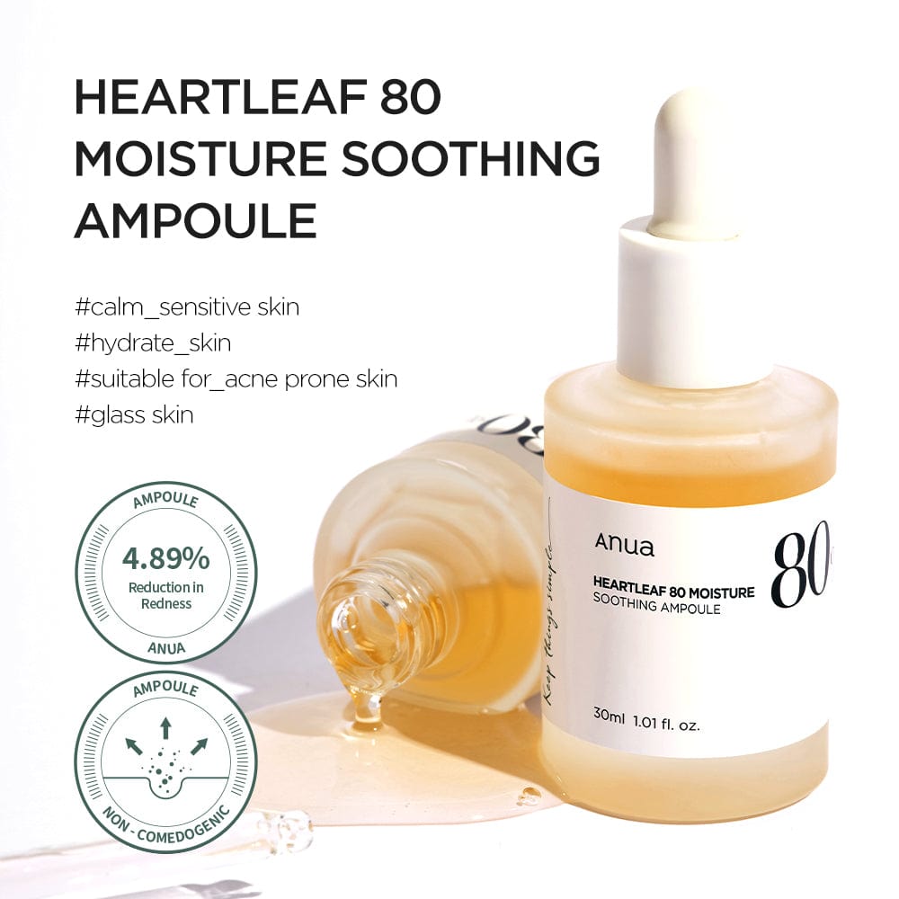 Anua - Heartleaf 80% Soothing Ampoule 30ml 2