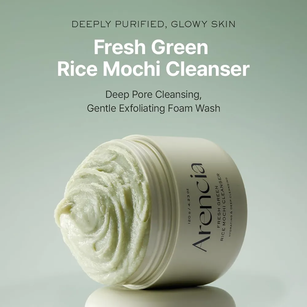 Arencia - Fresh Green Rice Mochi Cleanser 120g 2