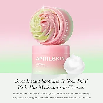 APRILSKIN - Pink Aloe Pack Cleanser 120g 5