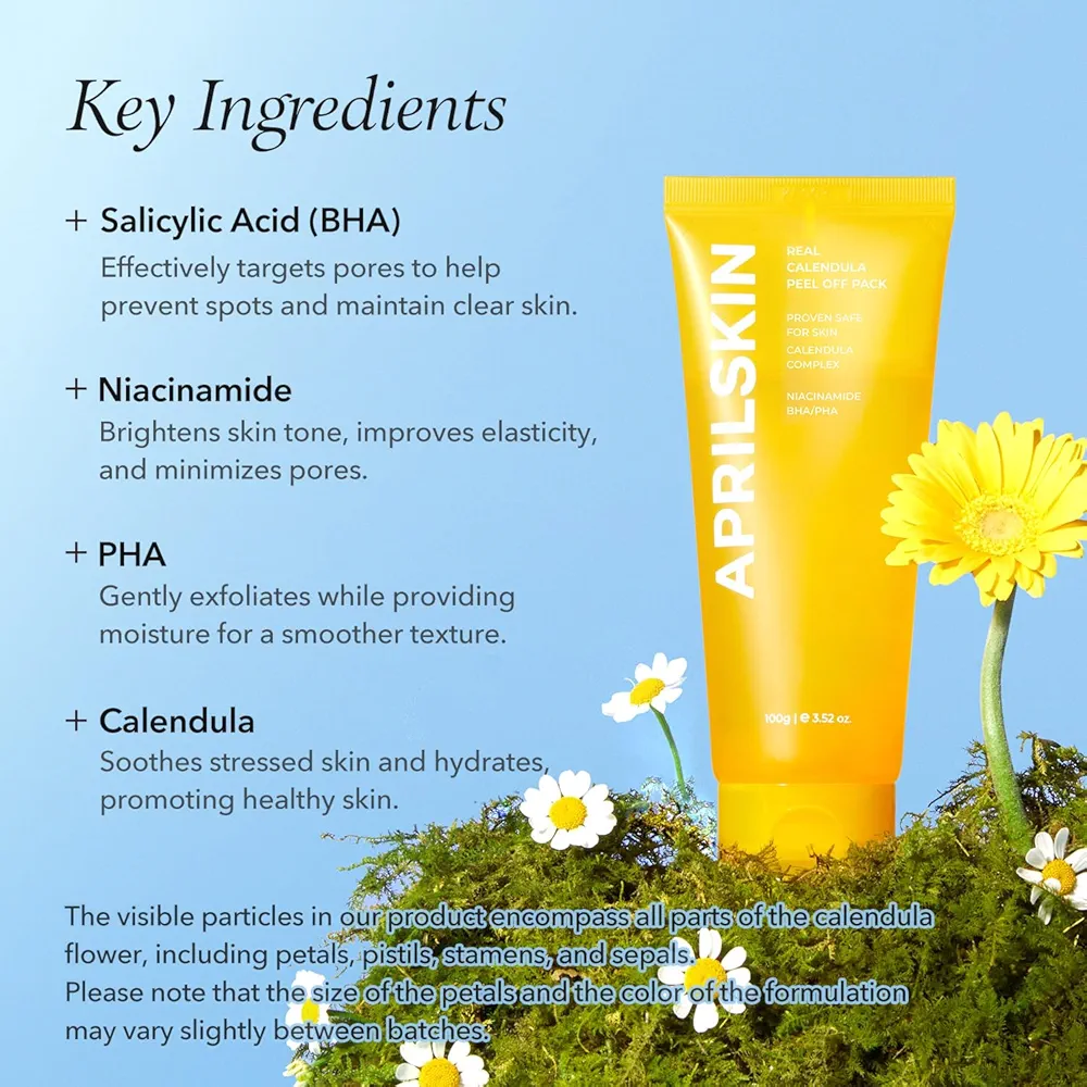 APRILSKIN - Real Calendula Peel Off Pack 100g 4