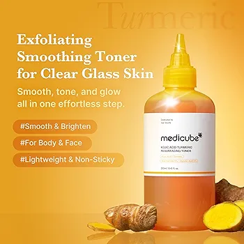 medicube - Kojic Acid Turmeric Resurfacing Toner 250ml 2