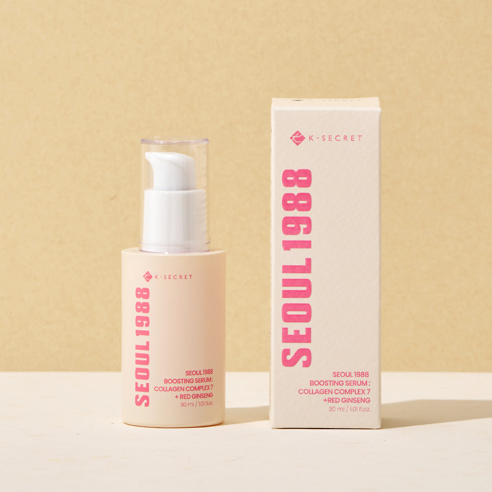 SEOUL 1988 BOOSTING SERUM: COLLAGEN COMPLEX 7 + RED GINSENG 30ml