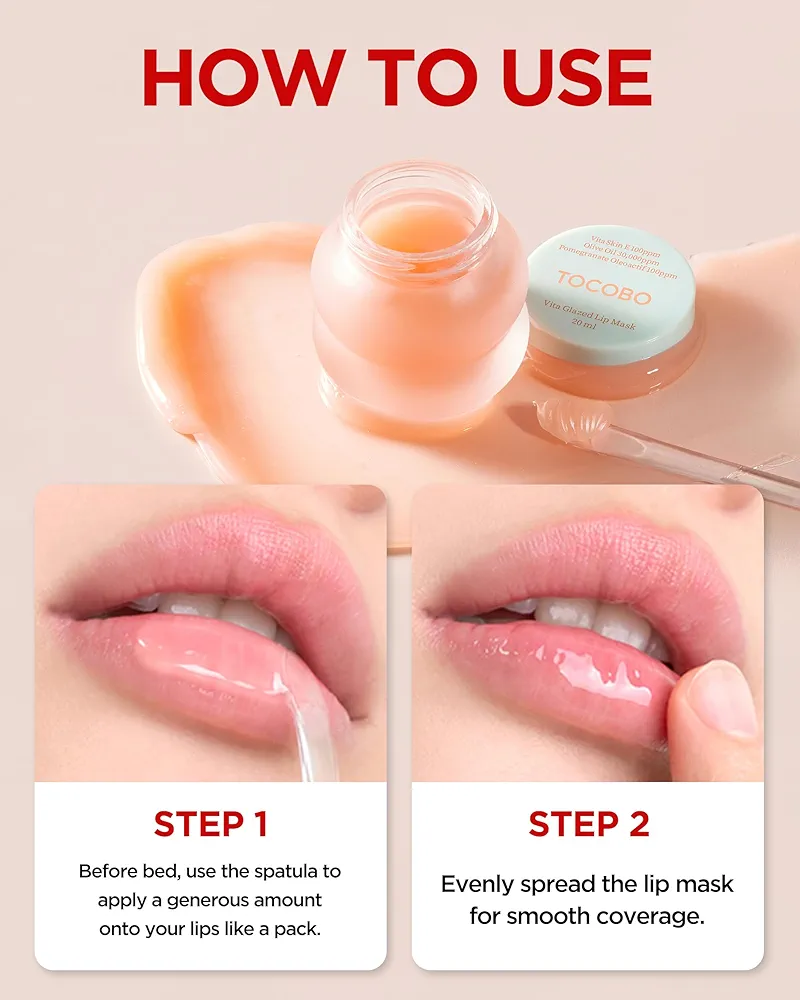 TOCOBO - Vita Glazed Lip Mask 20ml 5