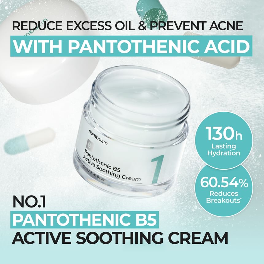 numbuzin - No.1 Pantothenic B5 Active Soothing Cream 80ml 2
