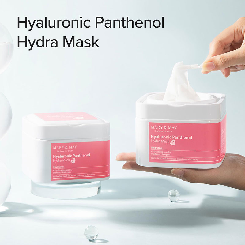 Mary&May - Hyaluronic Panthenol Hydra Mask 30 sheets 400ml 2