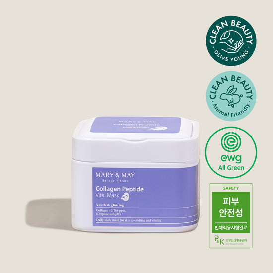 Mary&May - Collagen Peptide Vital Mask 30 sheets/400ml