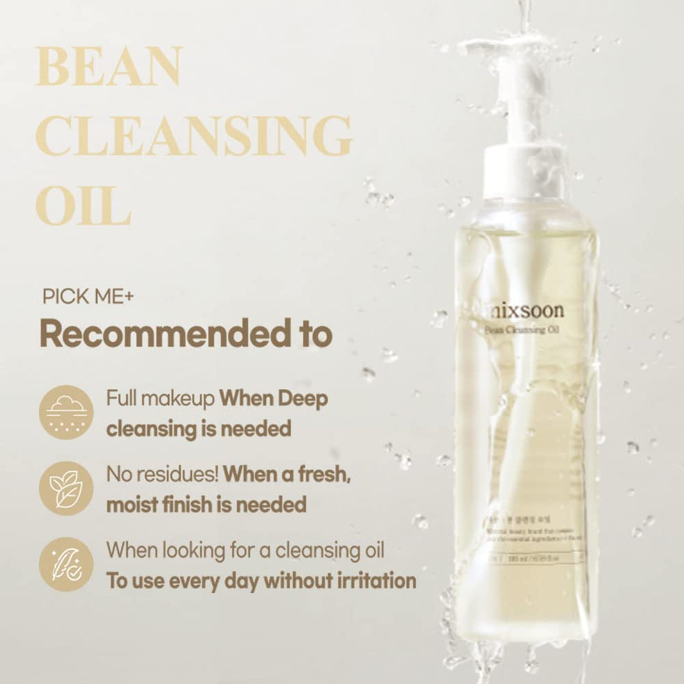 mixsoon - Bean Cleansing Oil Jumbo 195ml 3