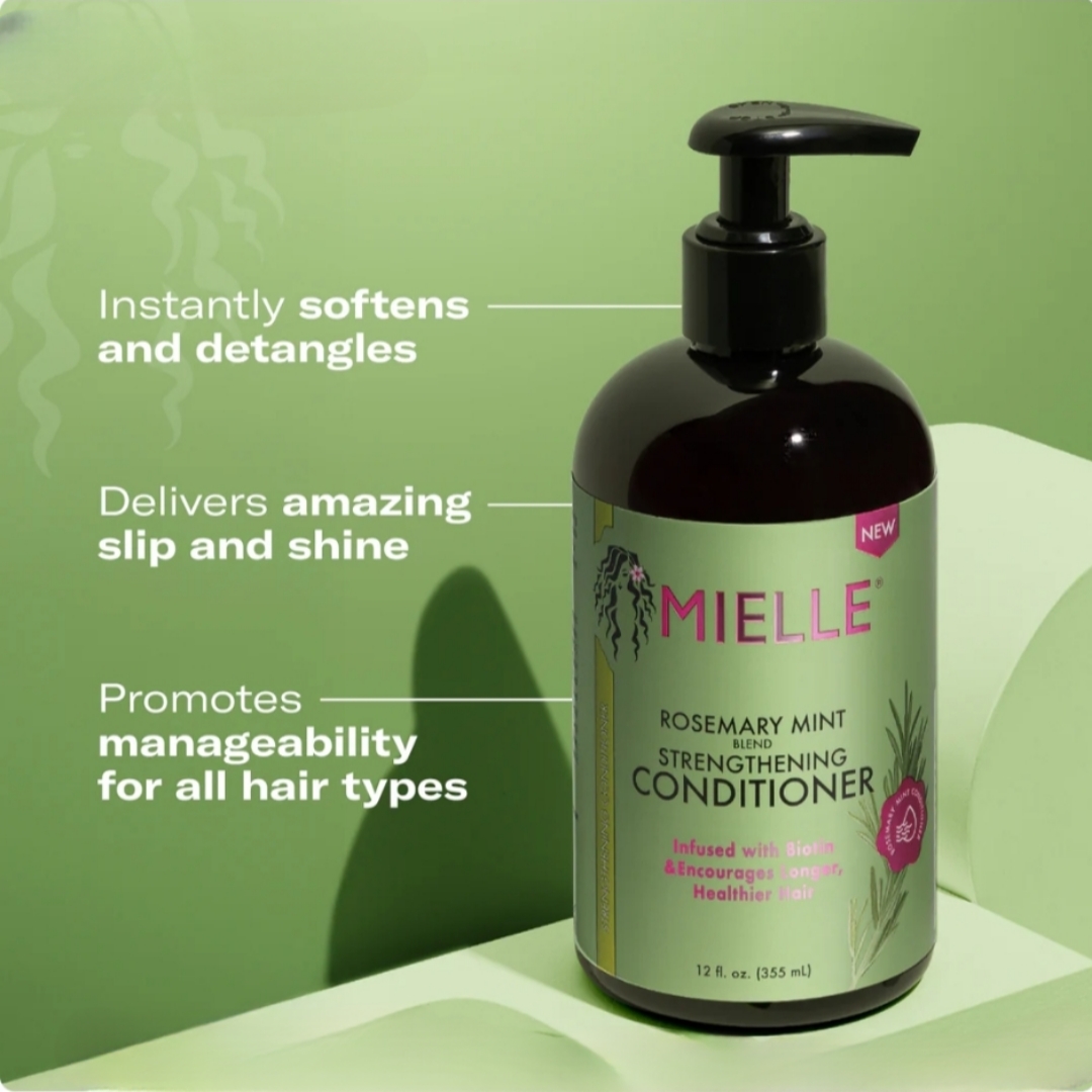 Mielle Rosemary Mint Strengthening Leave-In Conditioner 355ml 2