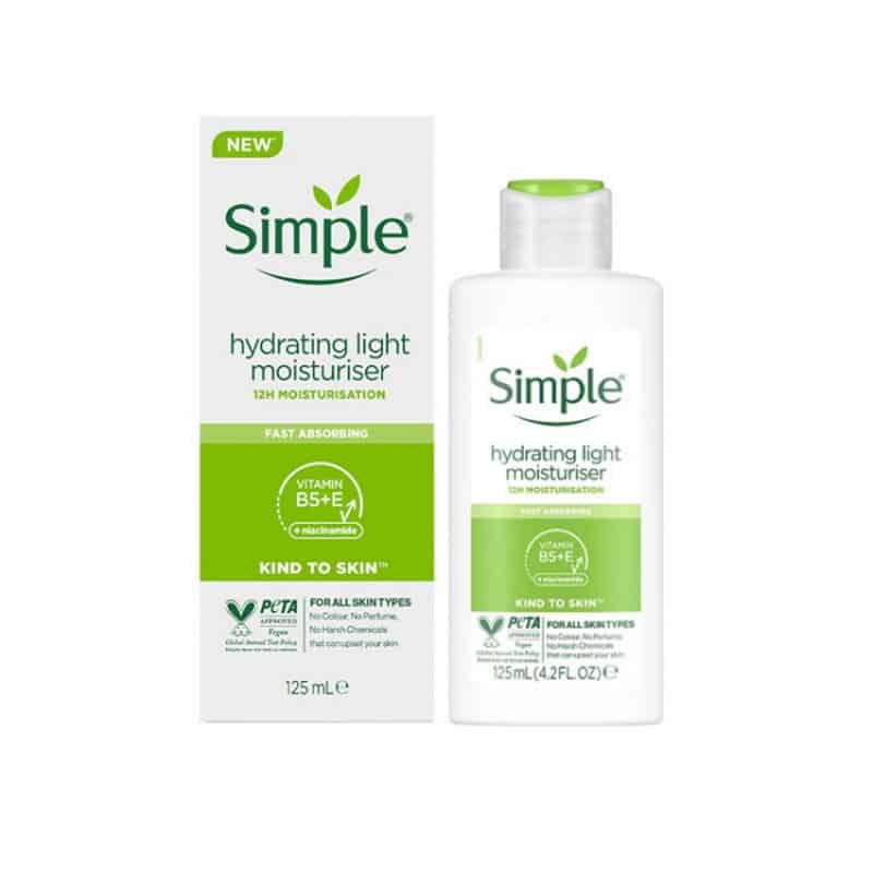Simple Kind to Skin Hydrating Light Moisturiser 125ml