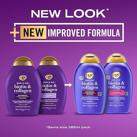 OGX Thick & Full Biotin & Collagen Shampoo 385ml 2