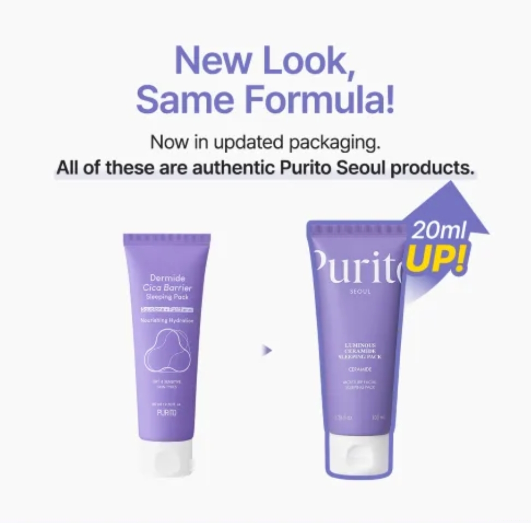 Purito SEOUL - Luminous Ceramide Sleeping Pack 100ml 2