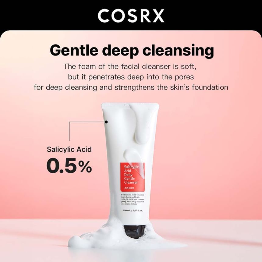 COSRX - Salicylic Acid Daily Gentle Cleanser 150ml 2