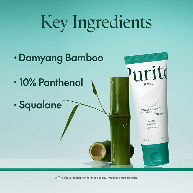 Purito SEOUL - Mighty Bamboo Panthenol Cream 100ml 4