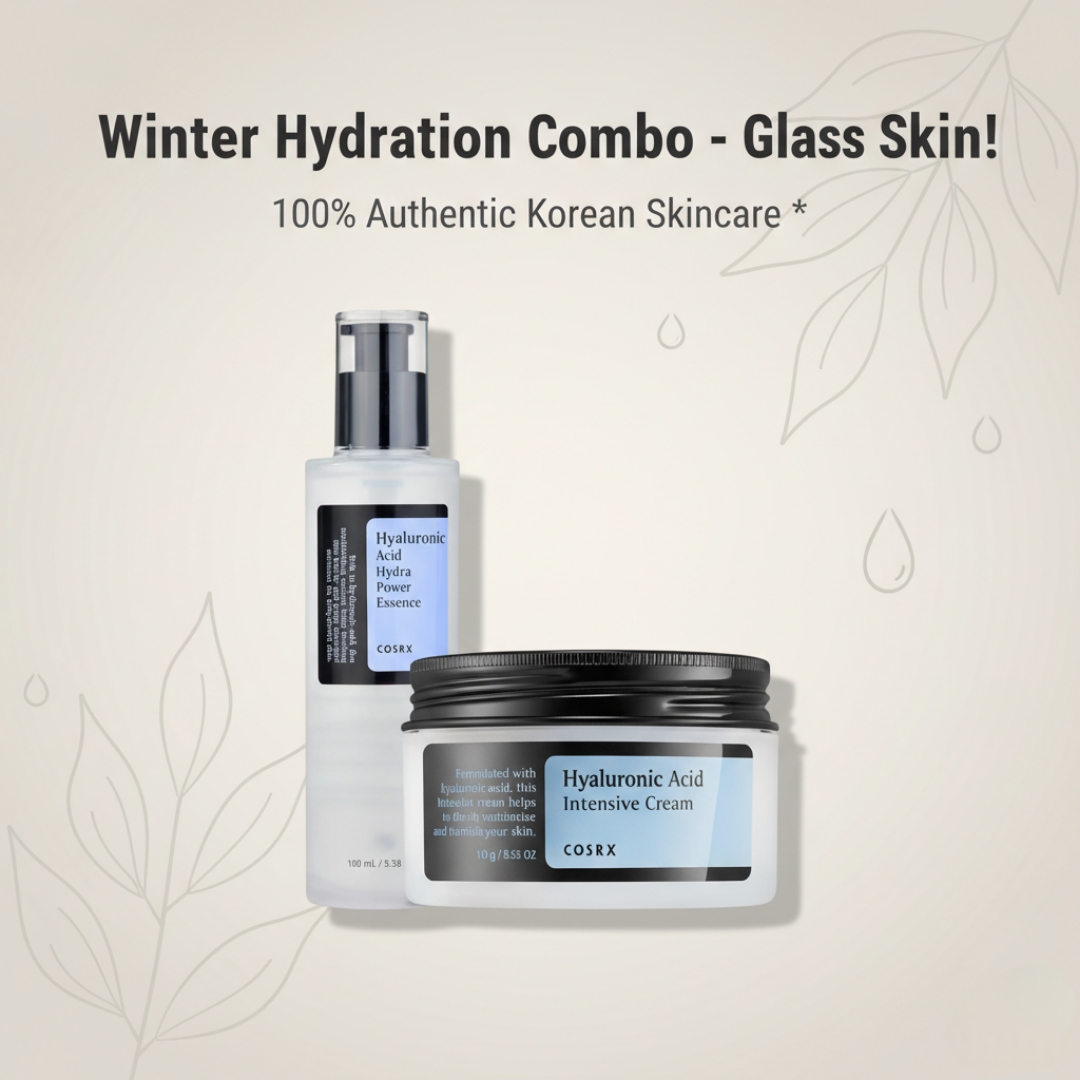 COSRX Hyaluronic Acid Set - Essence + Moisturizer COMBO