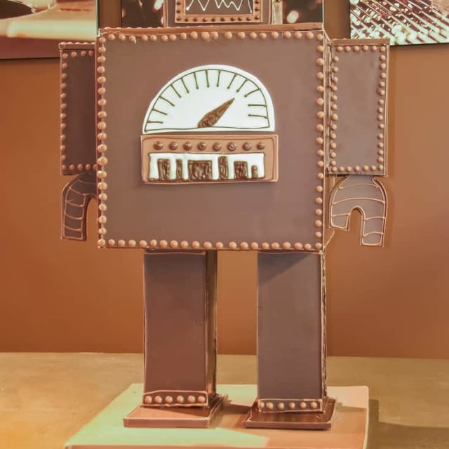 Chocobots sculpture