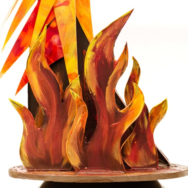 Chocolate Phoenix sculpture