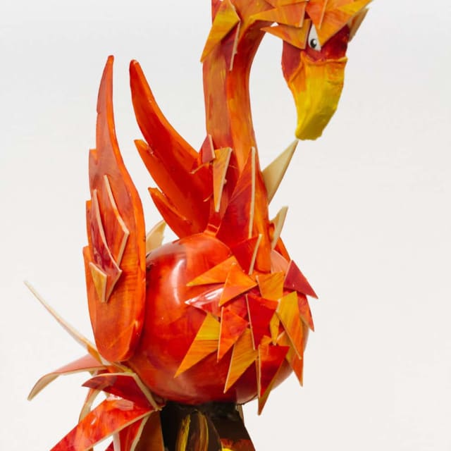Chocolate Phoenix sculpture