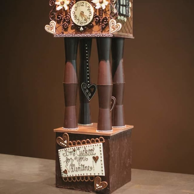 Food Network Cuckoo Clock sculpture