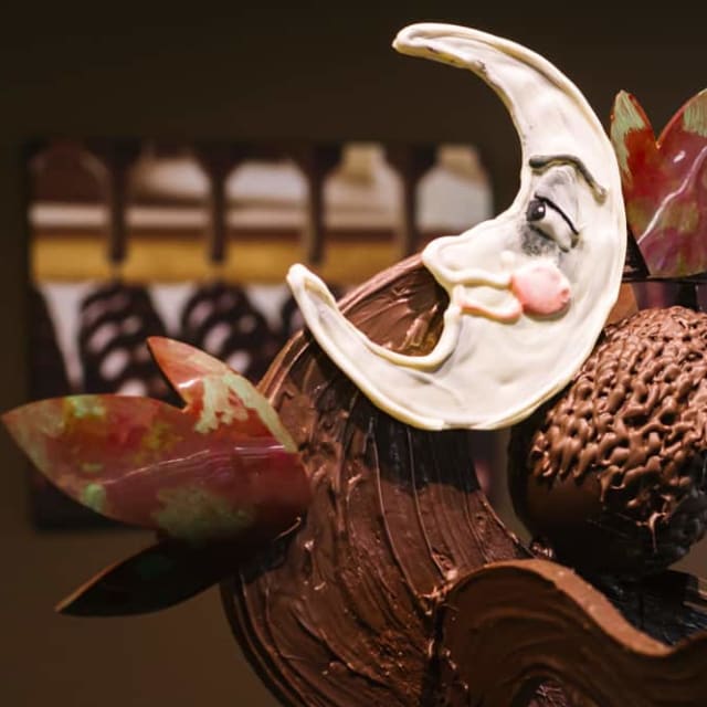 Chocolate Graveyard sculpture