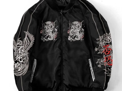 Black Cyberpunk jacket (size M)