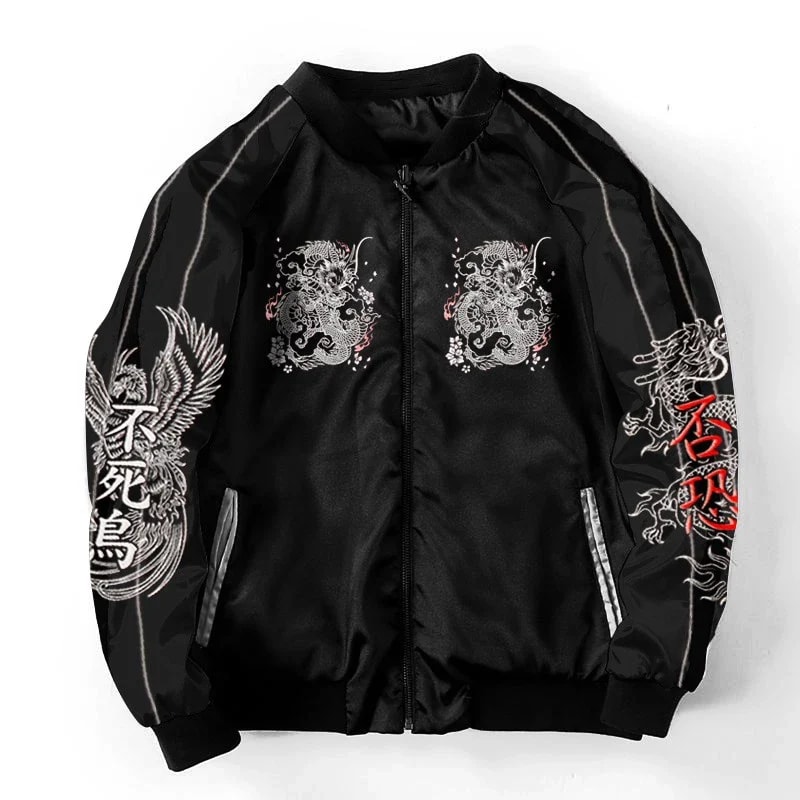 Black Cyberpunk jacket (size M)